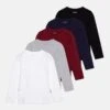 Friboo 5 Pack - Longsleeve - Multi-Coloured/Black/Dark Red -Friboo 0b83fae62c7a4e95acfe0c86892ba577