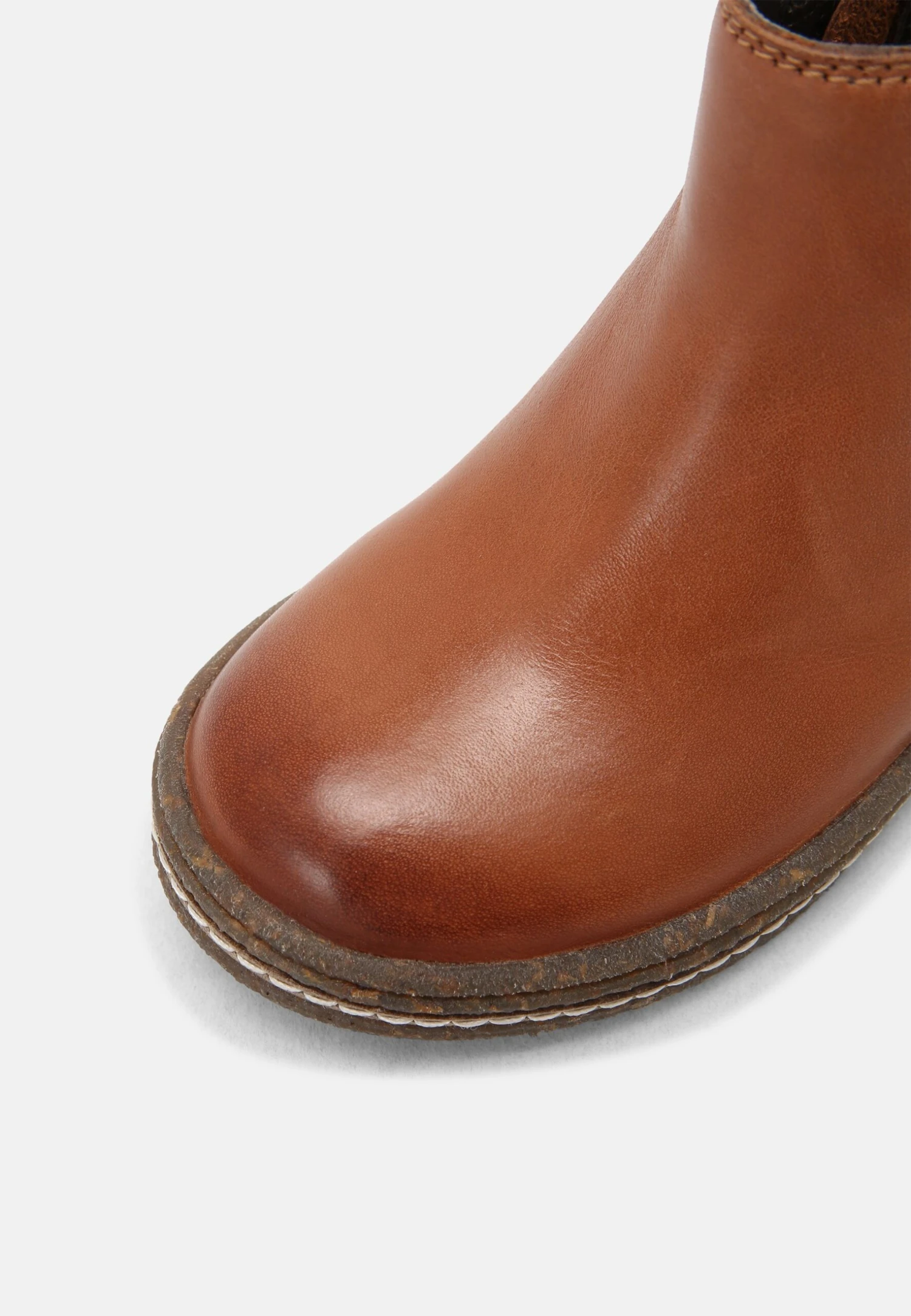 Friboo Leather Booties - Korte Laarzen - Cognac 7 Friboo Leather Booties - Korte Laarzen - Cognac - Afbeelding 5