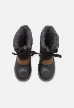 Friboo Snow Boots- Snowboots- Black/Brown -Friboo 3346a5367a4349bb96f72fe7eda6bad3
