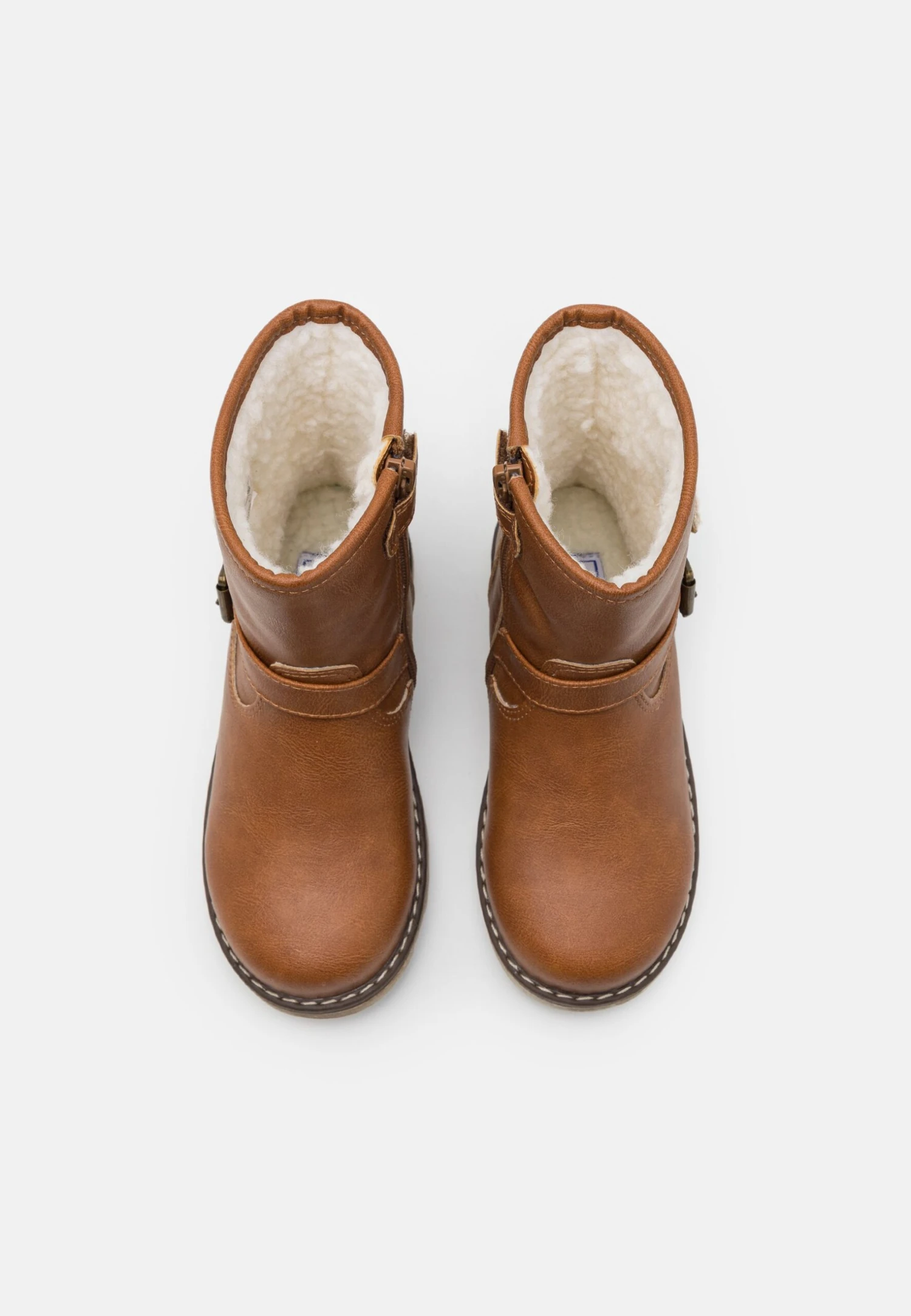 Friboo Korte Laarzen - Cognac 6 Friboo Korte Laarzen - Cognac - Afbeelding 4