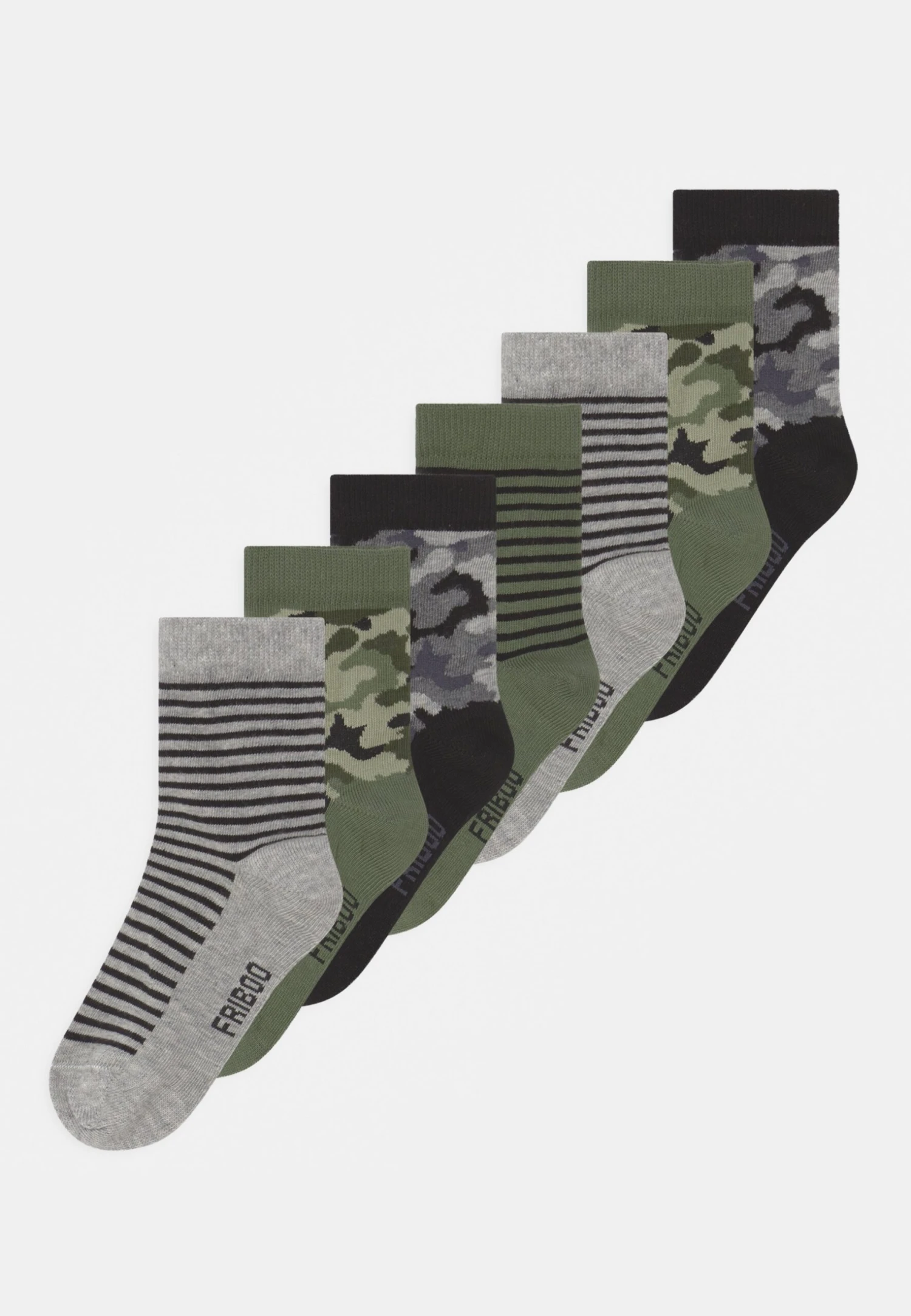Friboo 7 Pack - Sokken - Multi-Coloured/Black/Grey 3 Friboo 7 Pack - Sokken - Multi-Coloured/Black/Grey