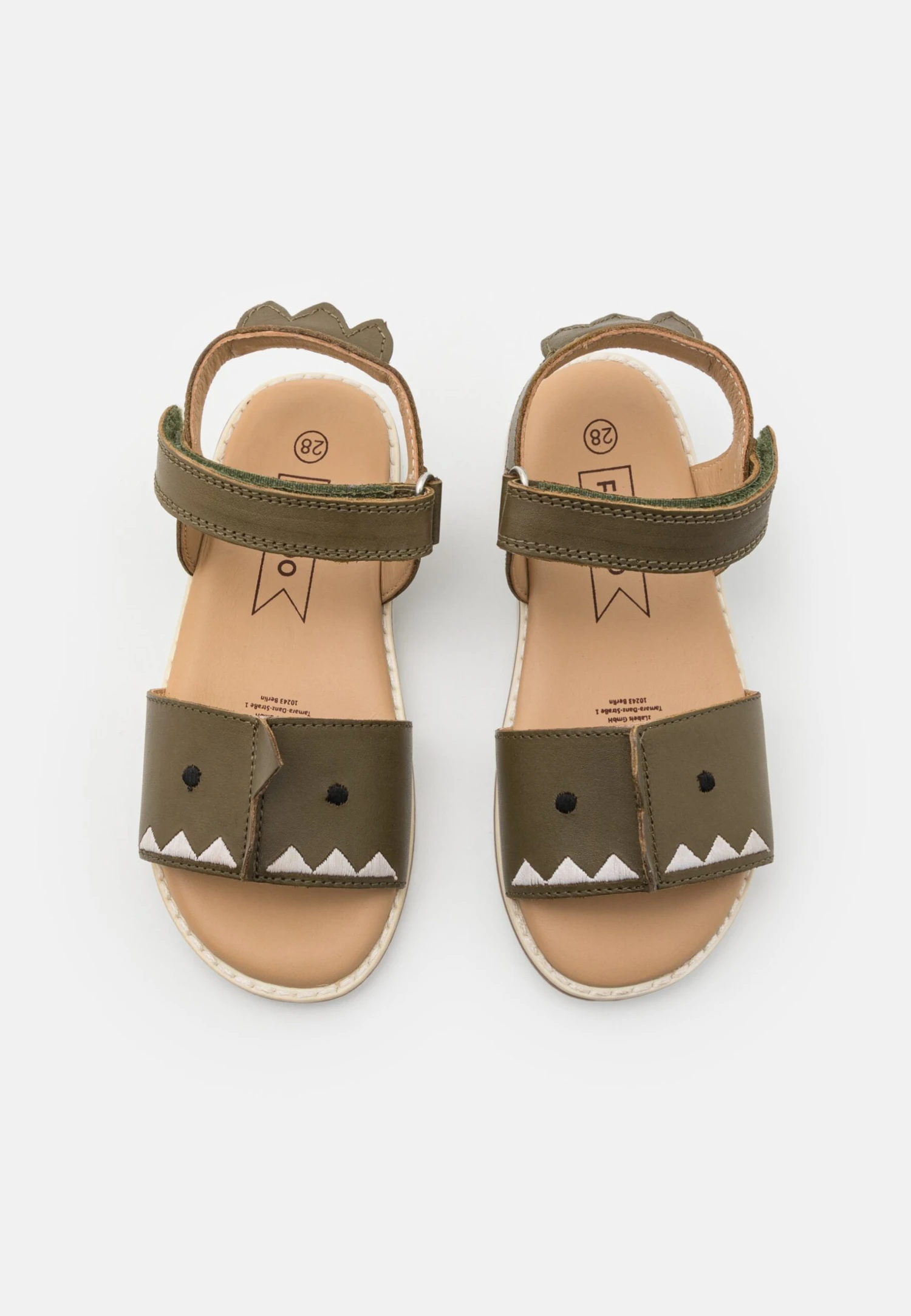 Friboo Leather - Sandalen - Khaki 6 Friboo Leather - Sandalen - Khaki - Afbeelding 4