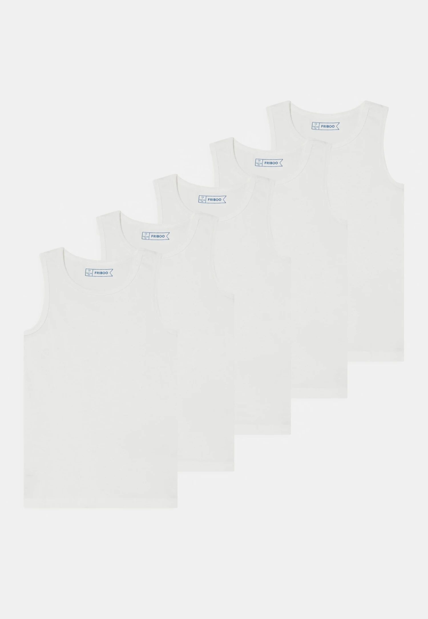 Friboo 5 Pack - Hemd - White 3 Friboo 5 Pack - Hemd - White