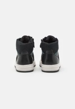 Friboo Leather - Sneakers Hoog - Black -Friboo 4799674aa8844eaa846dfa091de31e47