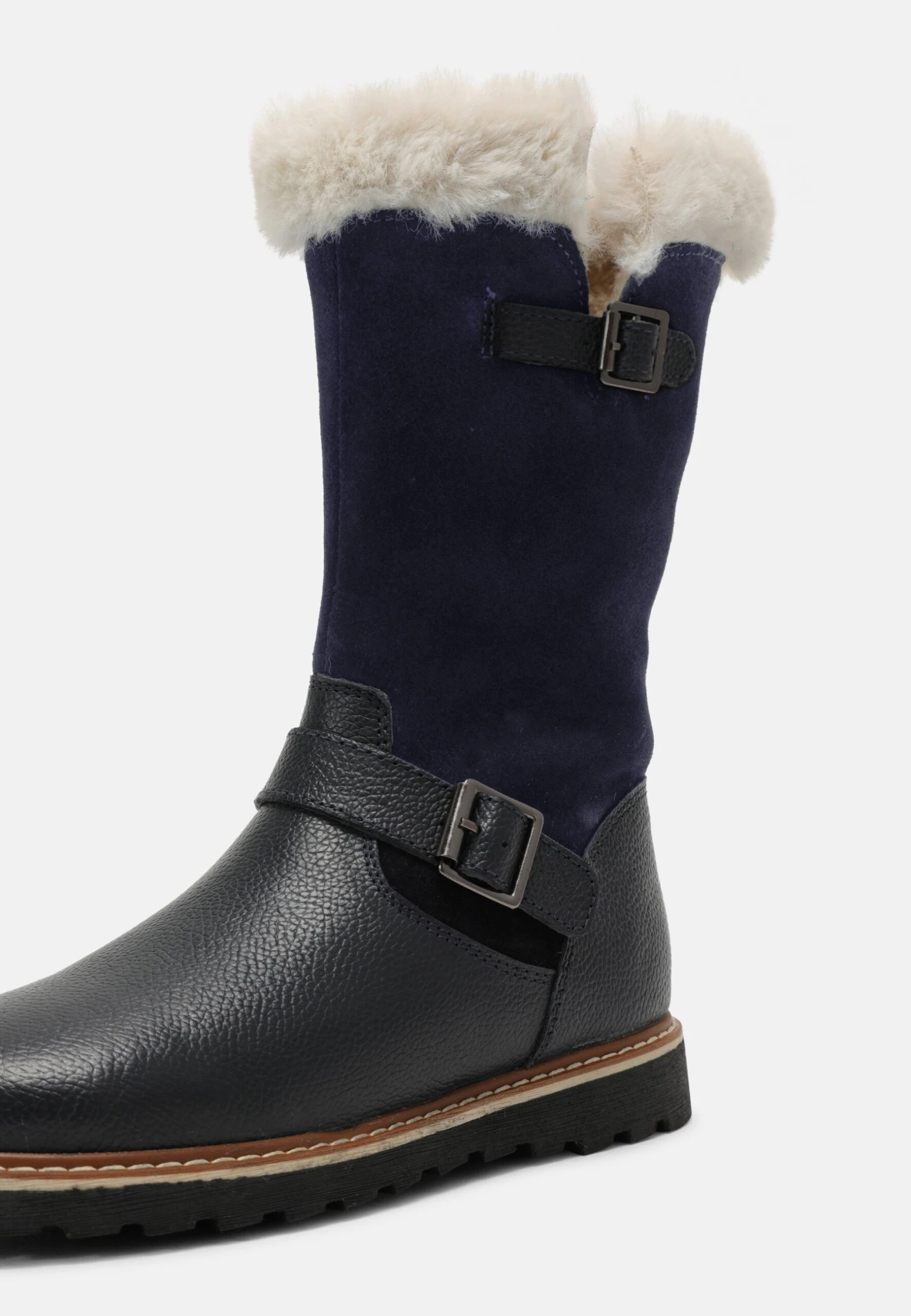Friboo Leather - Snowboots- Dark Blue 7 Friboo Leather - Snowboots- Dark Blue - Afbeelding 5