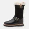 Friboo Leather - Snowboots- Black 1 Friboo Leather - Snowboots- Black -Friboo a1f6bb4d3f8c41da912bbbb153d07632