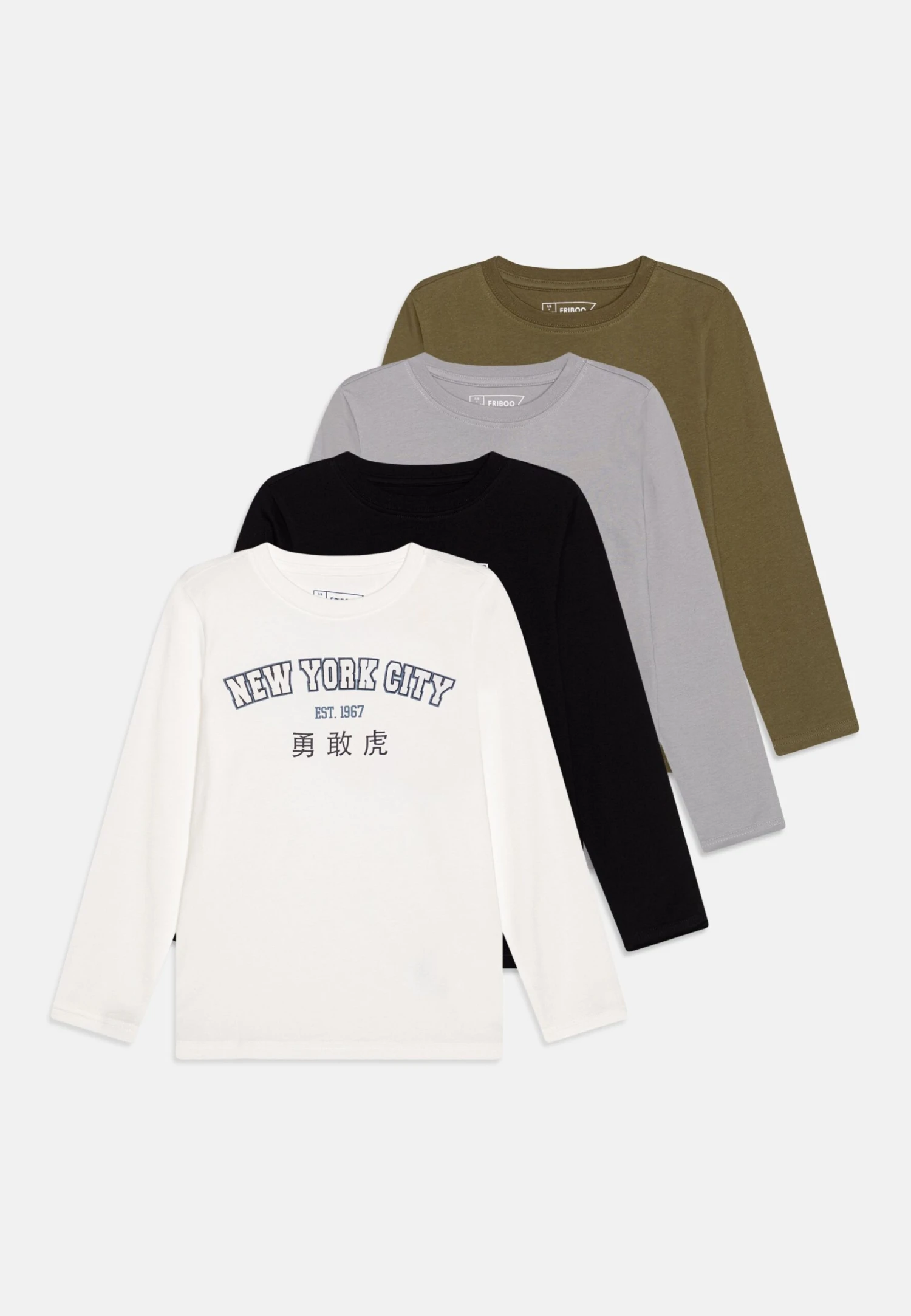 Friboo 4 Pack - Longsleeve - Multi-Coloured 3 Friboo 4 Pack - Longsleeve - Multi-Coloured