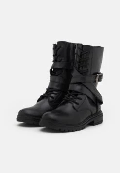 Friboo Leather - Veterlaarzen - Black -Friboo d514d654e2bc45a3bfa4e0f76b278218