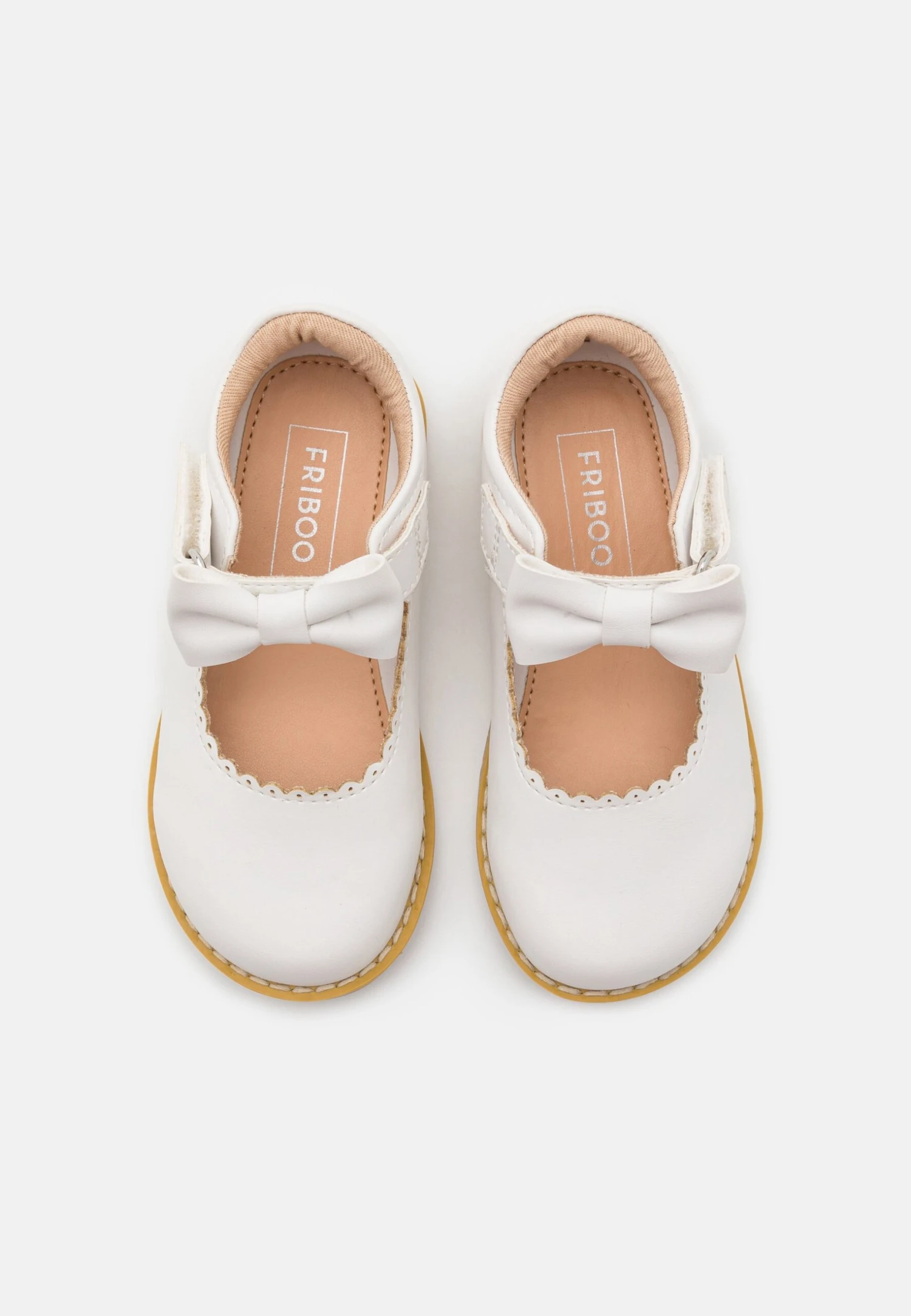 Friboo Ballerina'S Met Enkelbandjes - White 6 Friboo Ballerina'S Met Enkelbandjes - White - Afbeelding 4